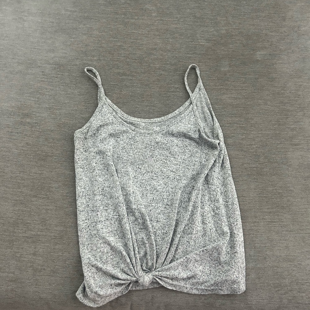 SO Women's Gray Knotted Camisole